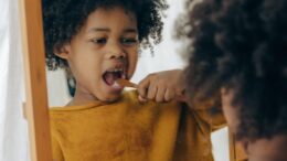 brushing teeth child