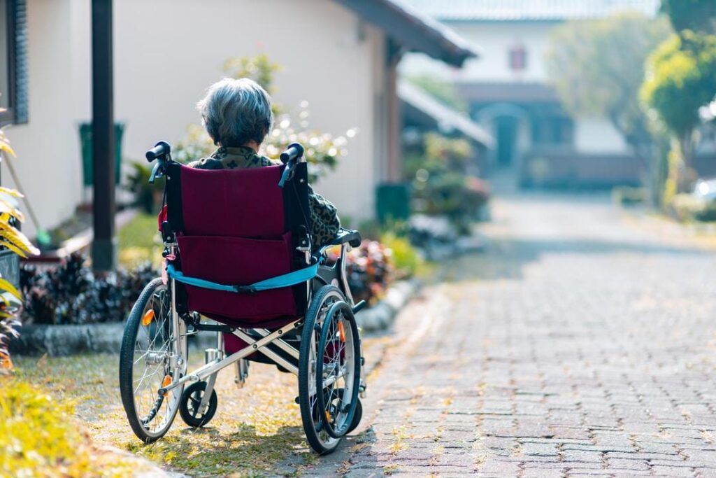 wheelchair elderly