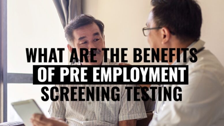 pre-employment screening tests