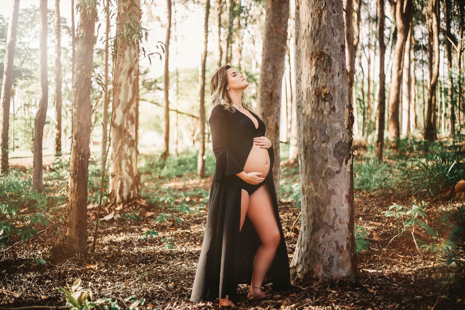 Pregnancy in the woods