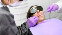 laser dentistry woman