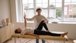 woman massage physiotherapy