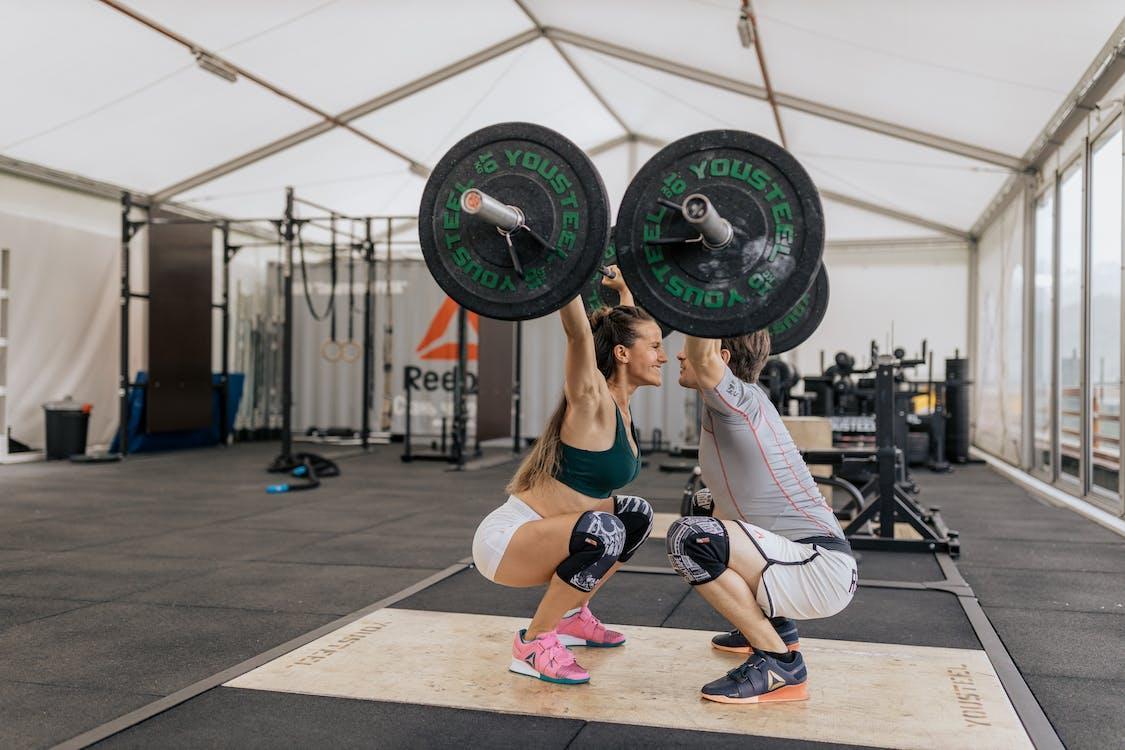 Weightlifter couple
