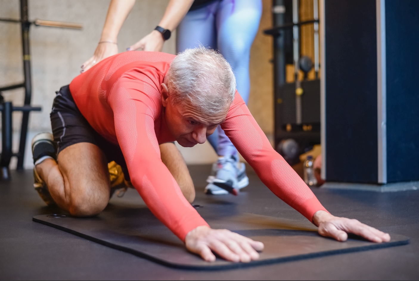 exercising elderly