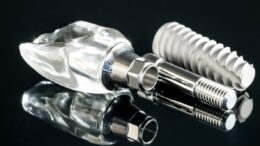 shiny dental implants