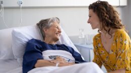 patient smiling