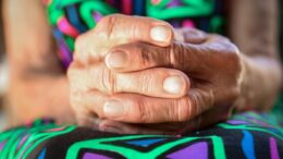 elderly hands