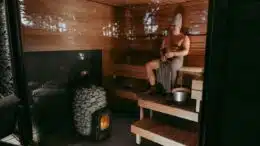 sauna man