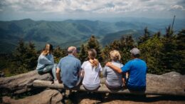 family relaxing generations