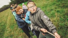 children playing