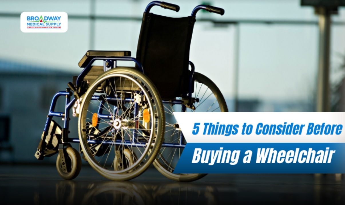 5 Things to Consider Before Buying a Wheelchair
